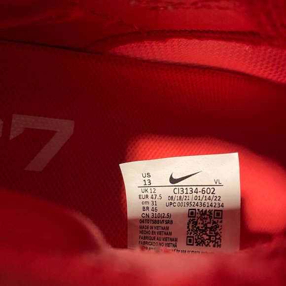 NEW - Nike Force Zoom Mike Trout 7 Baseball Cleats Mens Size 10/13 CI3134-602 - Picture 15 of 15